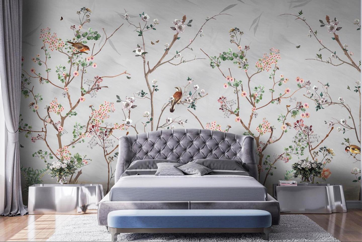 Oriental Spring Mural – Wall Candy Wallpaper